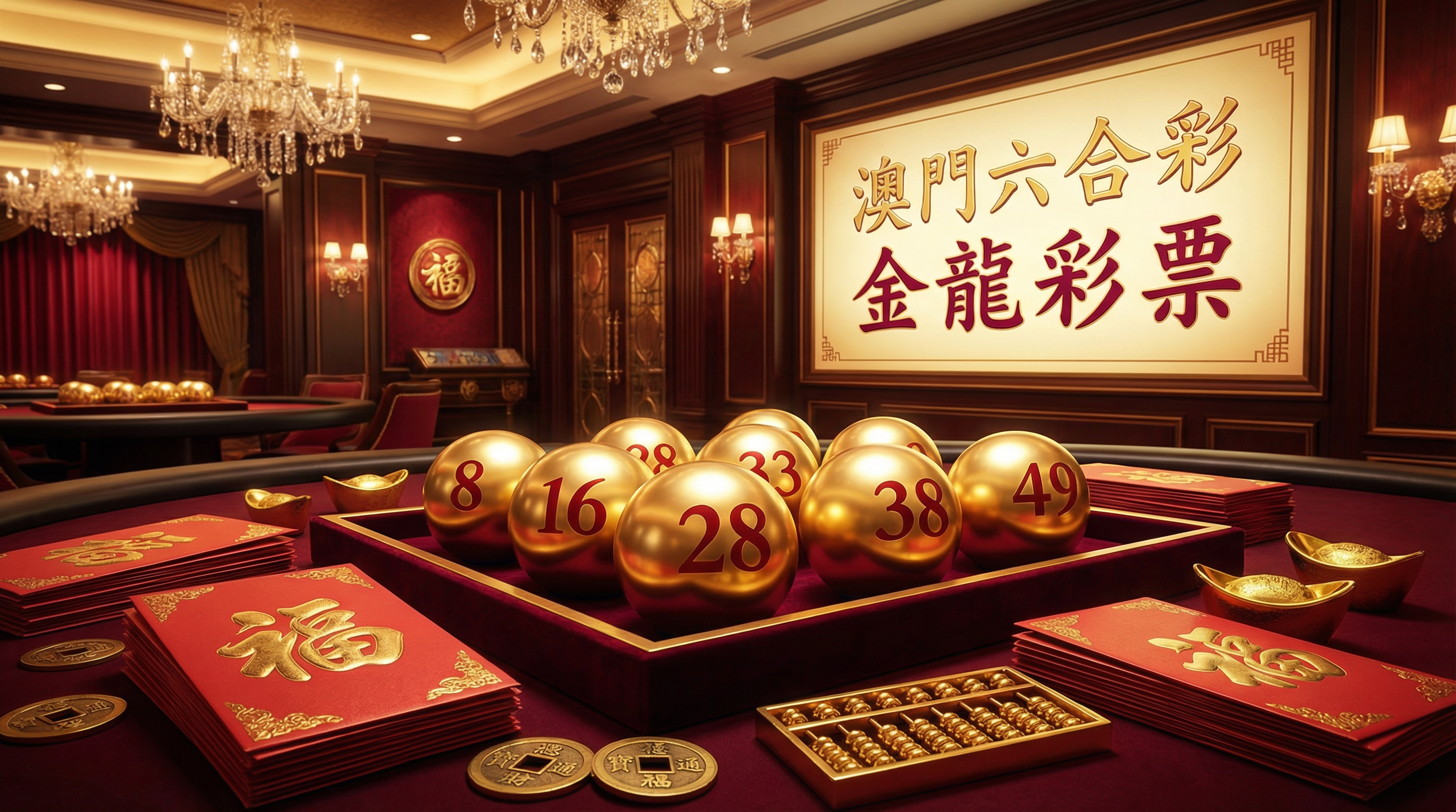 澳门六合彩开奖现场金色彩球